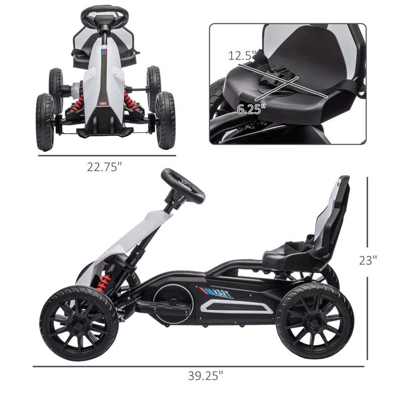 Aosom Aosom 12 Volt 1 Seater All-Terrain Vehicles Battery Powered Ride On