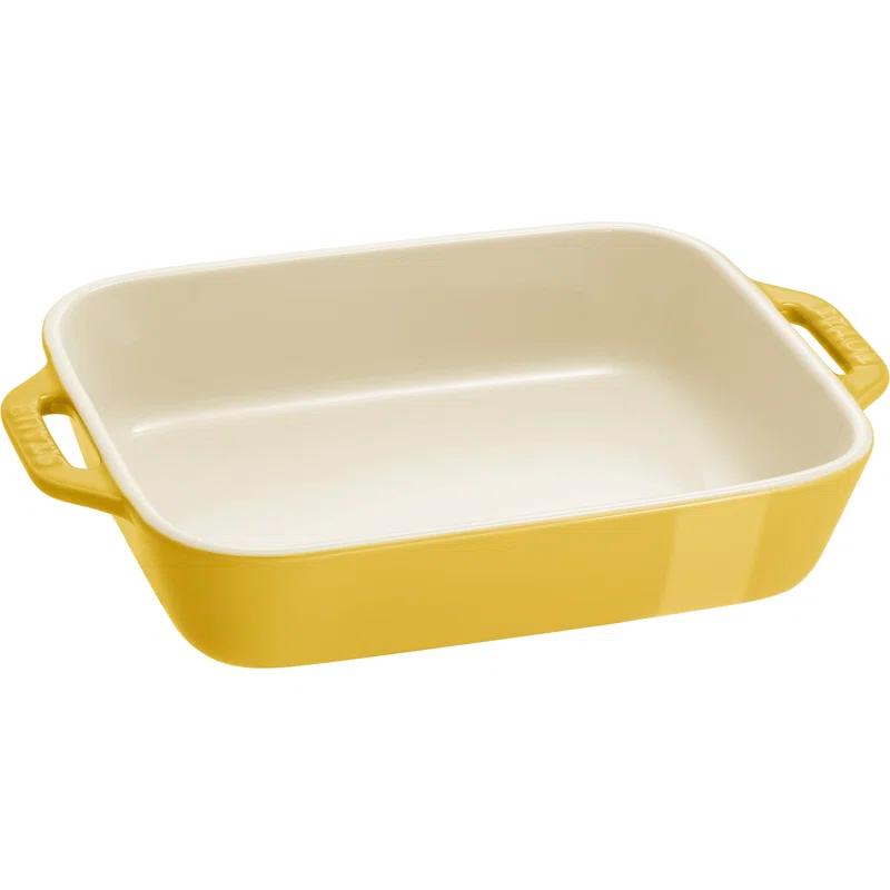 Staub ® Citron Rectangular Bakers, Set of 2