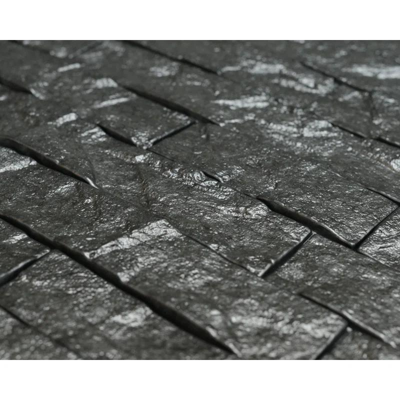 Innovera Decor by Palram Ledge Stone 24" x 24" PVC Wall Paneling in Portland Cement