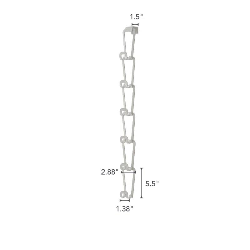 Yamazaki Home Chain Link Bag Holder - Closet Storage Hanging Organizer Rack, Steel