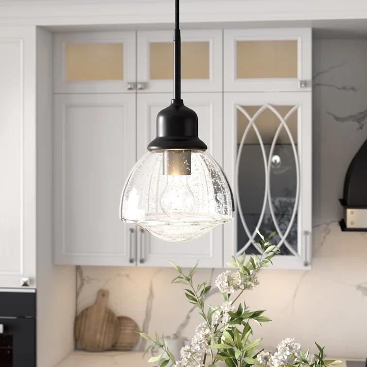 Katarina Single Light Glass Dimmable Pendant