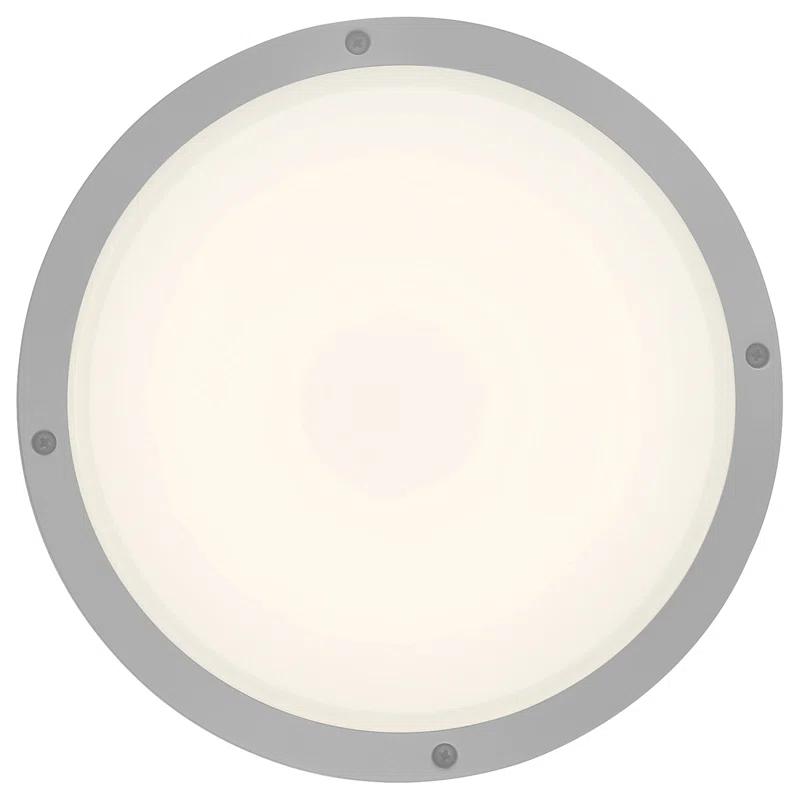 Access Lighting Rockaway Dual Voltage Outdoor LED Flush Mount - Satin