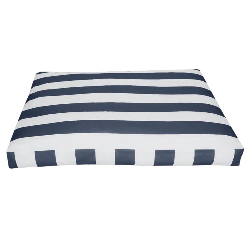Petmaker PETMAKER Dog Bed - Indoor/Outdoor Striped Dog Bed with Removable Washable Cover and Non-Slip Bottom - 36in Medium Pet Bed
