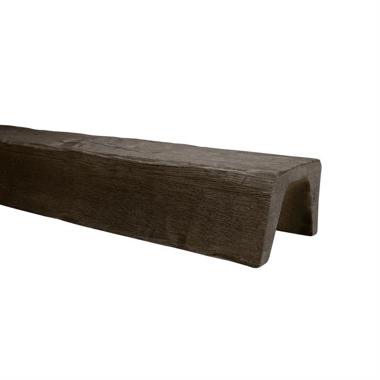 5-7/8 in x 7-7/8 in x 153 in Modern Faux Wood Beam