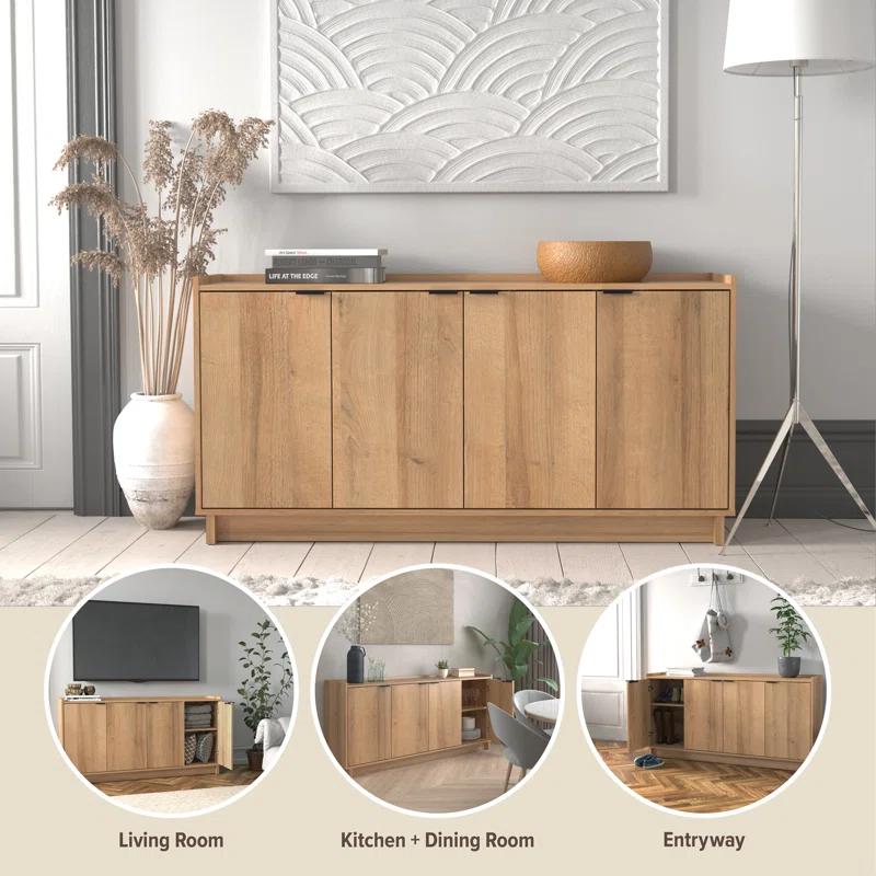 Wade Logan® Chaunta 60" Wide Sideboard