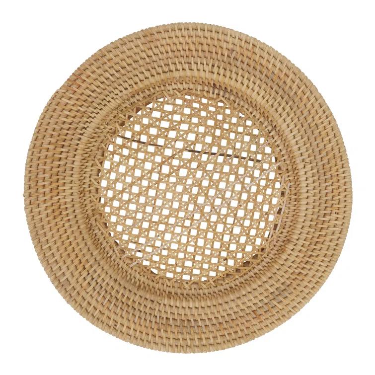Saro Sousplat Collection Jute Charger (Set of 4)