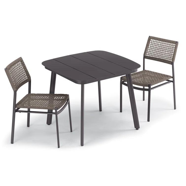 Oxford Garden Eiland Powder Coated Aluminum Outdoor Dining Table