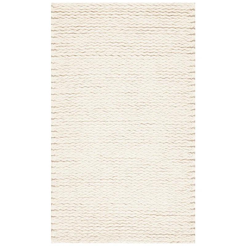 Gracie Oaks Martino Hand Woven Performance Solid Color Rug
