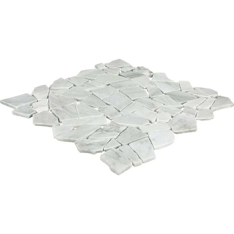 Daltile Gamma Natural Stone Pebble Wall and Floor Mosaic Tile (Set of 10)