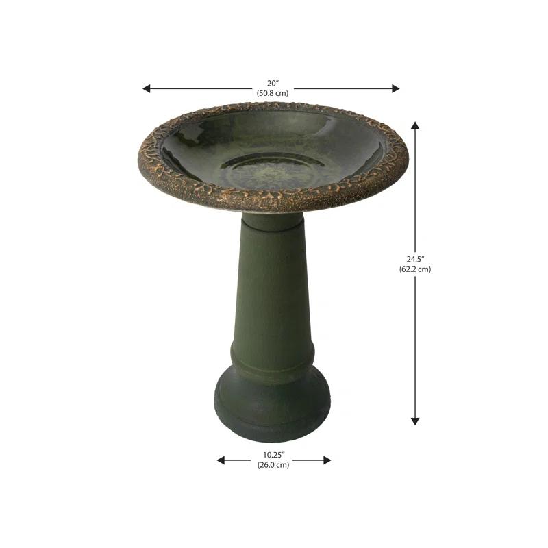 Algreen Polystone Birdbath