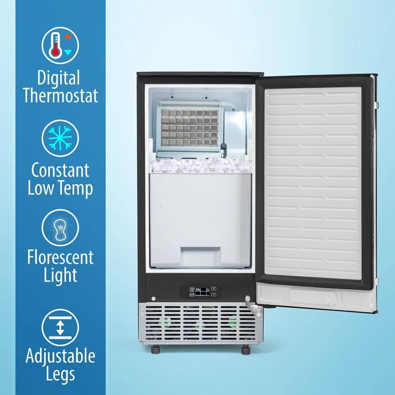 Deco Chef Deco Chef 80 lb. Daily Production Cube Ice Built-In Ice Maker