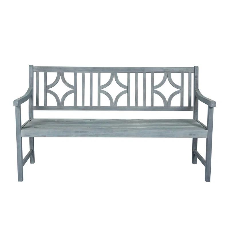 Red Barrel Studio® Babson Acacia Outdoor Bench