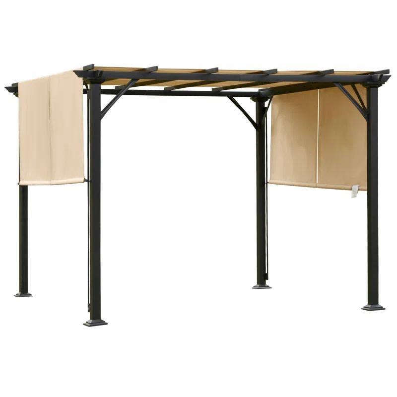 Outsunny Steel Patio Gazebo