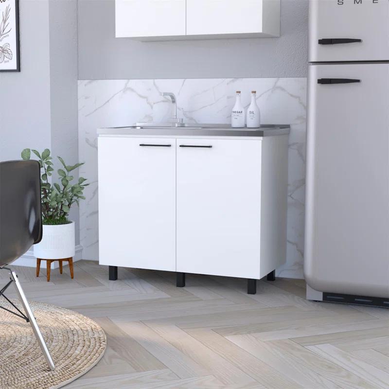 2 Utility Sink And Cabinet
