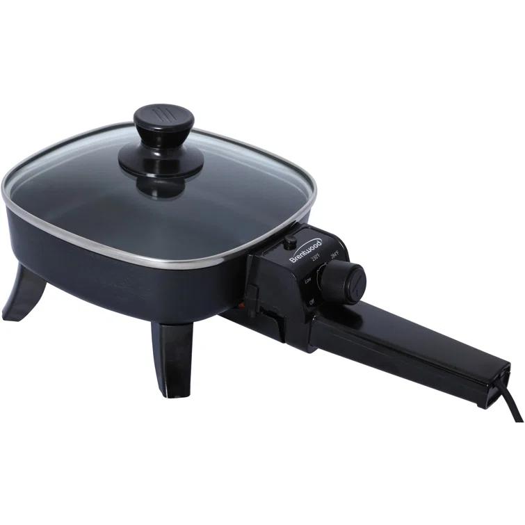 Brentwood Appliances Brentwood Appliances 6'' Non Stick Electric Skillet with Glass Lid