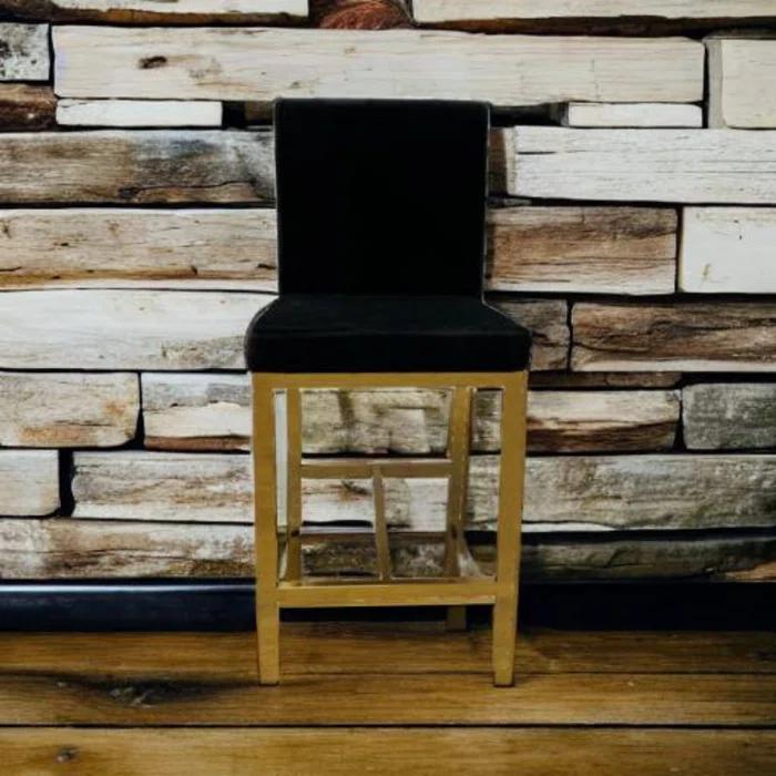 Rego Upholstered Counter Stool with Metal Frame