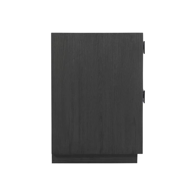 Keali 2 - Drawer Nightstand in Ebonized Pine