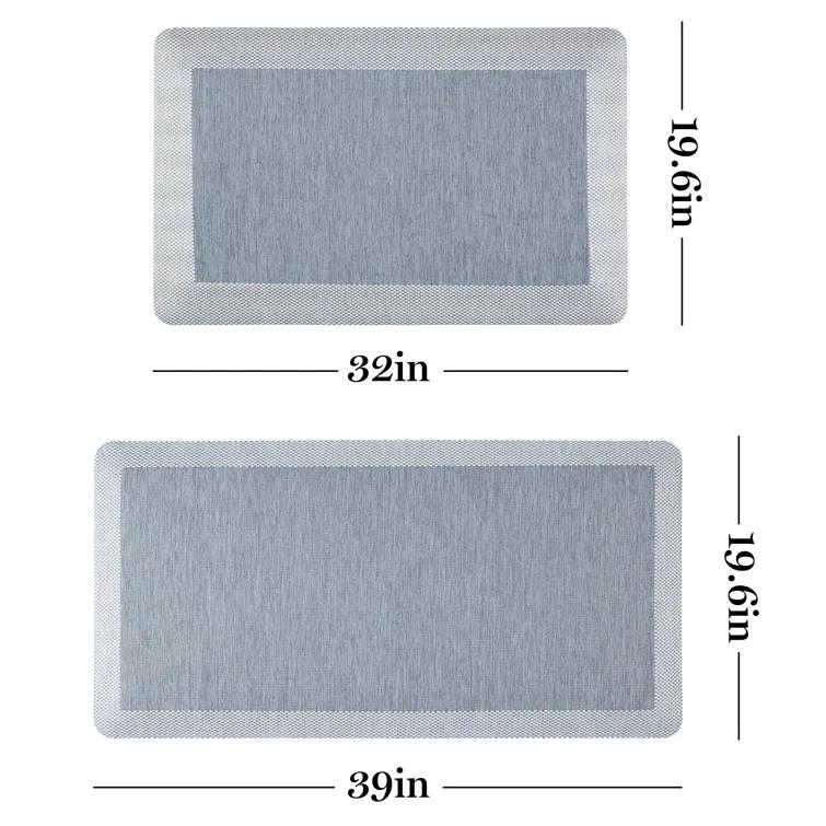 Martha Stewart Martha Stewart Mira Modern Heathered Anti-Fatigue Air-Infused Kitchen Mat