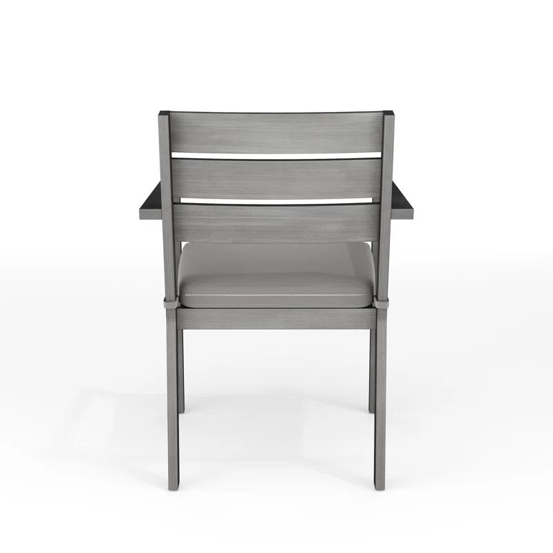 Martha Stewart Martha Stewart Bedford All-Weather Stacking Patio Dining Armchairs With Seat Cushions (Set of 2)