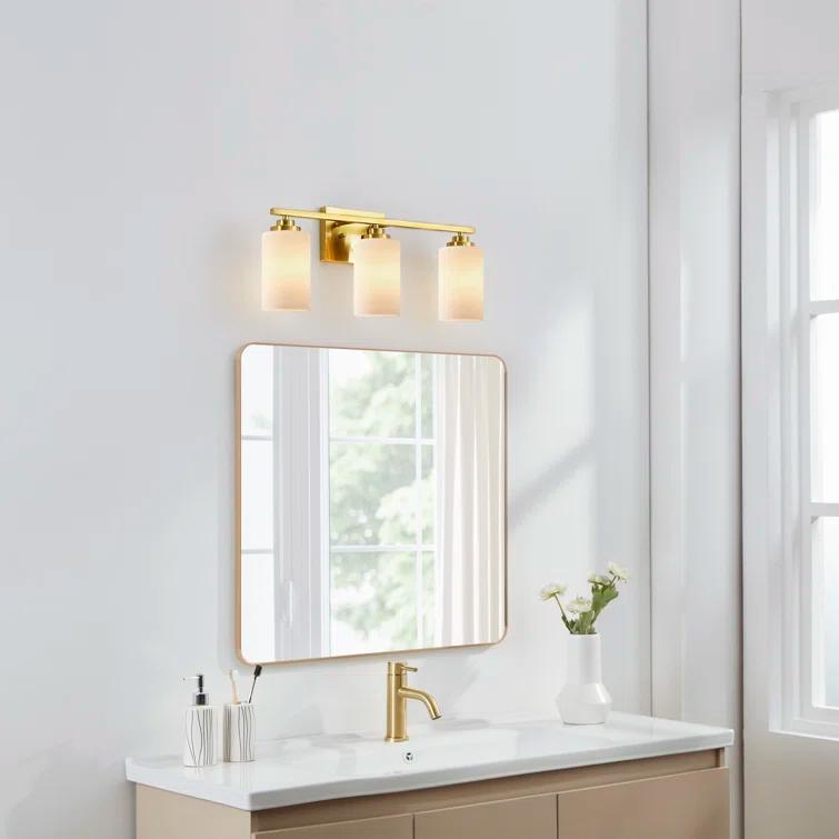 Kawoti Vanity Light With Frosted White Glass