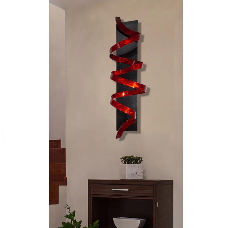 Orren Ellis Handmade Glam Abstract Wall Decor on Metal