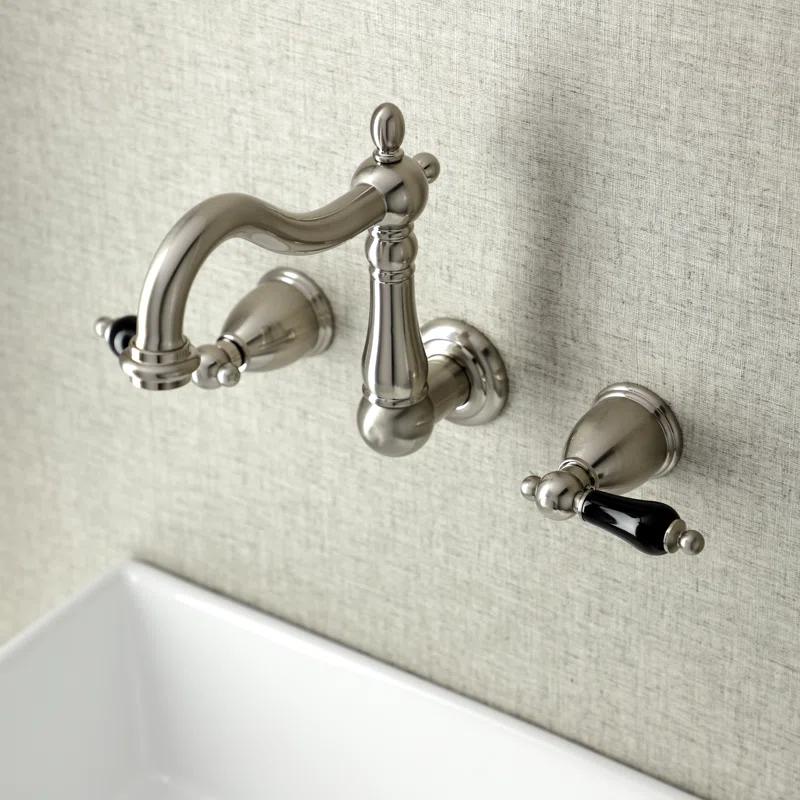 Kingston Brass Duchess Two-Handle Wall Mount Bathroom Faucet