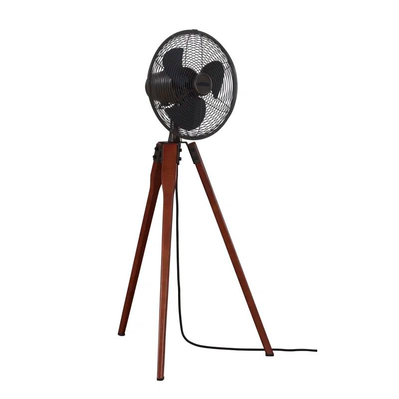 Wood Tripod Floor Fan