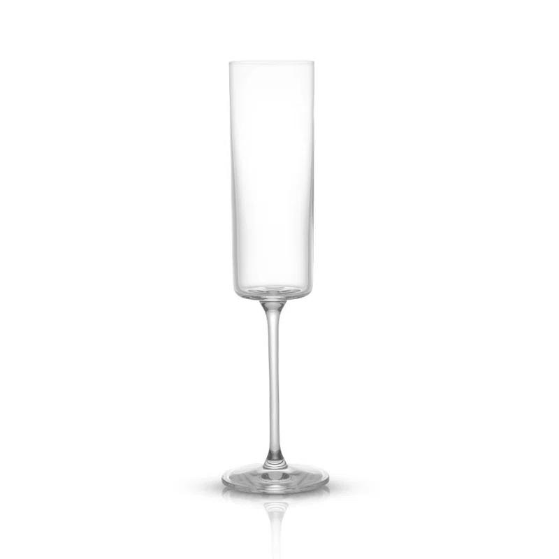 JoyJolt JoyJolt Claire Champagne Glass Flutes, 5.7oz (Set of 2)