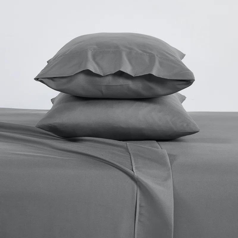 Bed Bath Fashions Bibb Home 2000 Count 6-Piece Rayon From Bamboo Sheet Set with Snug Grip