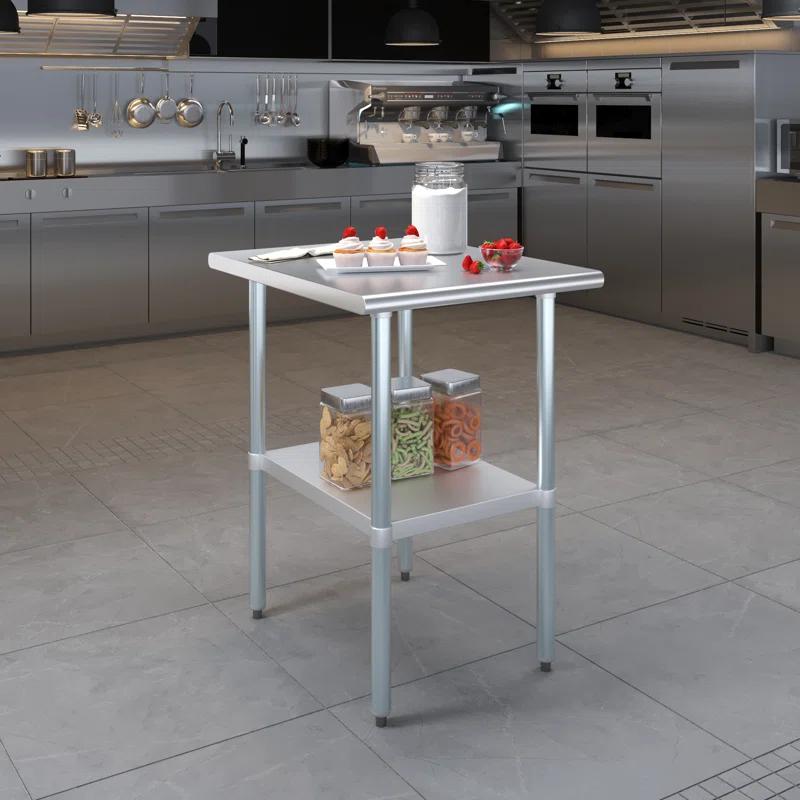 Amgood 30 in. x 24 in. Stainless Steel Table
