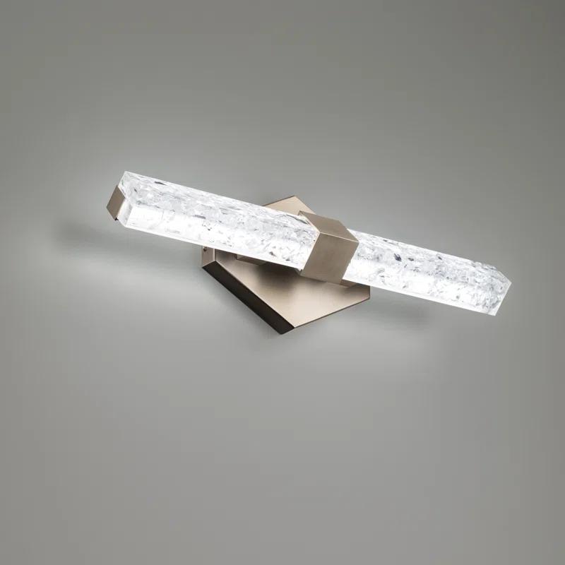 Modern Forms Regal 18" Dimmable LED Vanity Light With Crystal Shade