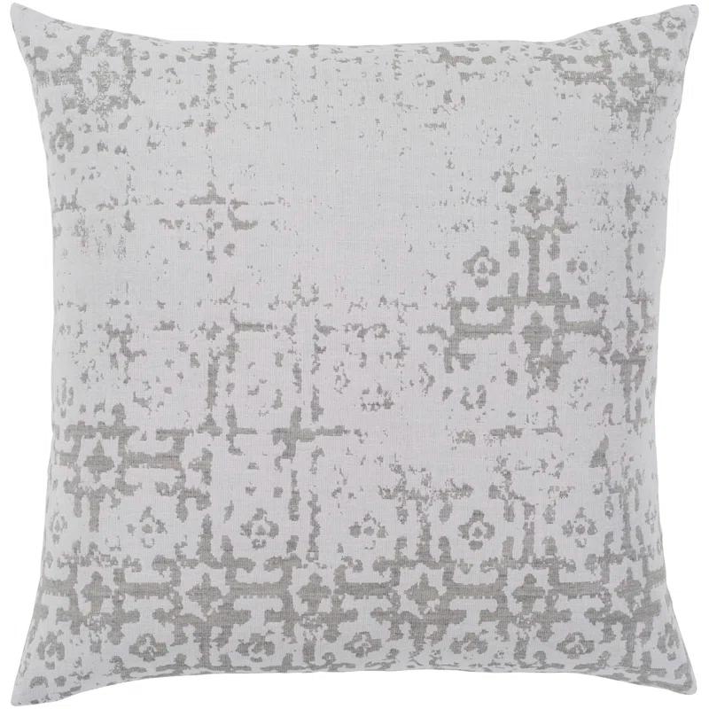 Livabliss Abstraction Geometric Cotton Reversible Throw Pillow