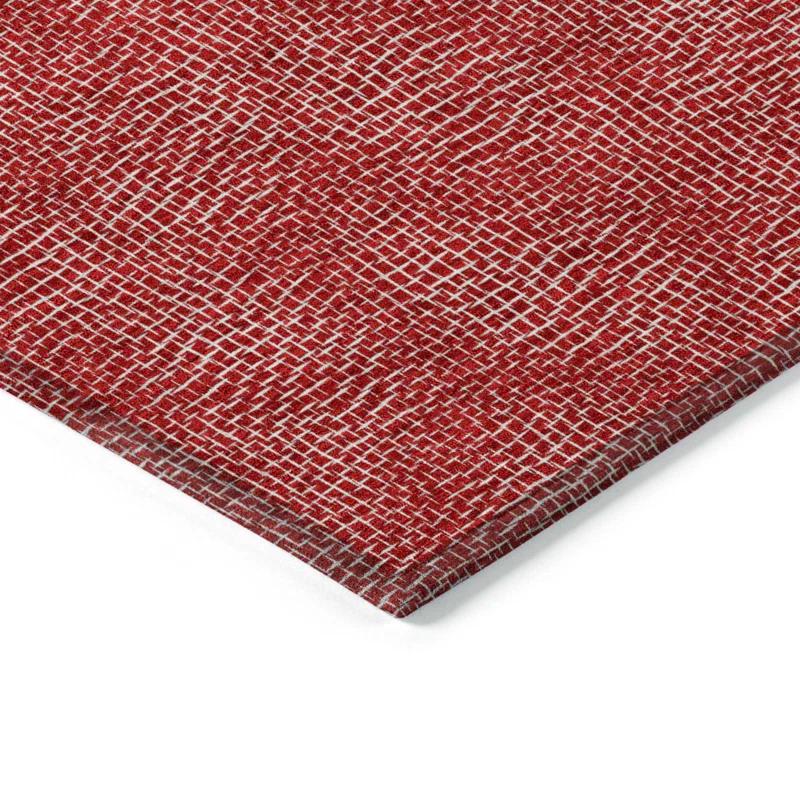 Machine Washable Indoor/Outdoor Chayden ACN1057 Red Rug