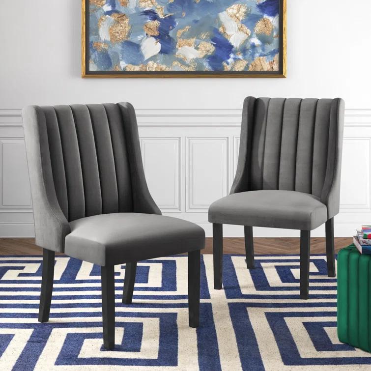 Modway Renew Parsons Fabric Dining Side Chairs - Set of 2 (Set of 2)