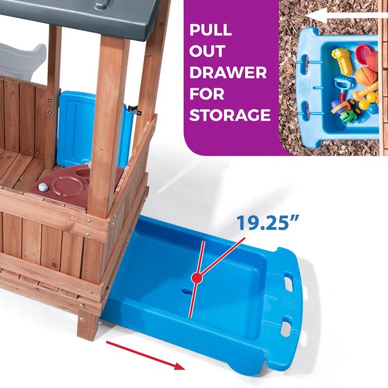 Step2 Step2 Woodland Adventure Kids Outdoor Playhouse for Toddlers