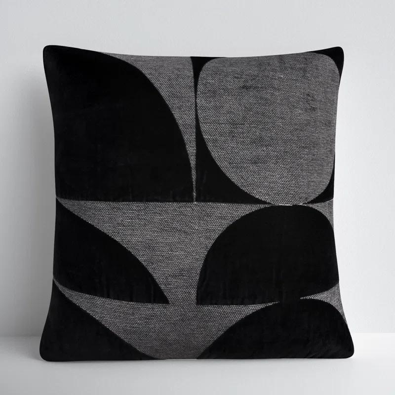 Joshelin Embroidered Cotton Throw Pillow