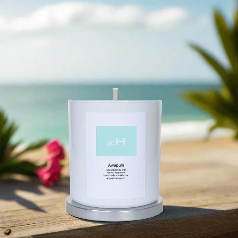 A:H Awapuhi Scented Tumbler Candle with Glass Holder