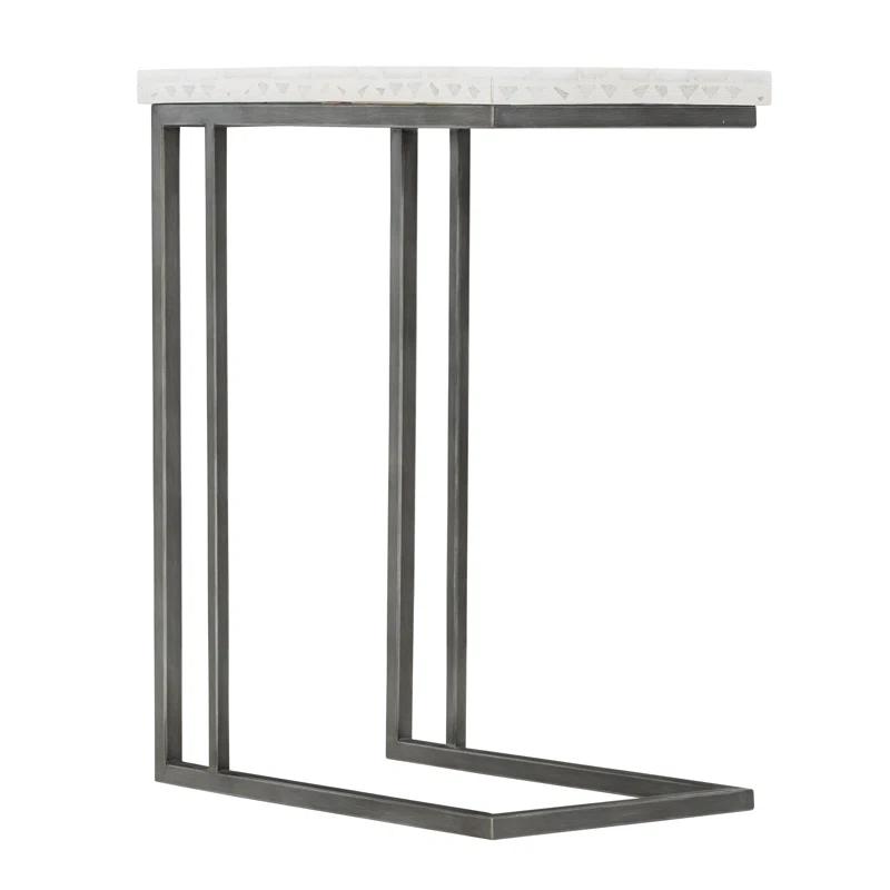 Sausalito Rectangular Concrete Outdoor Side Table