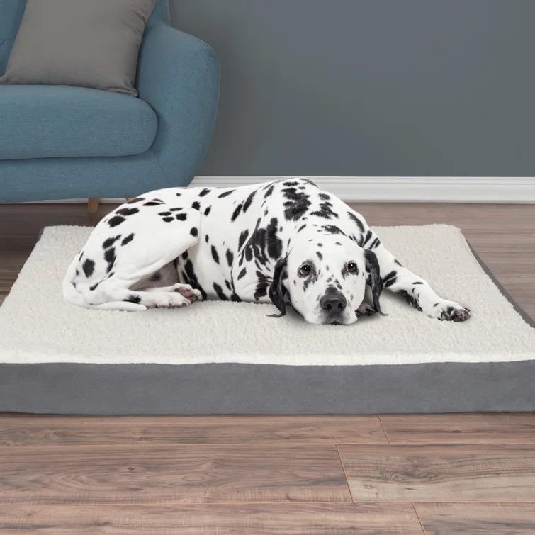 Petmaker PETMAKER Orthopedic Dog Bed - Memory Foam Crate Mat with Machine Washable Cover