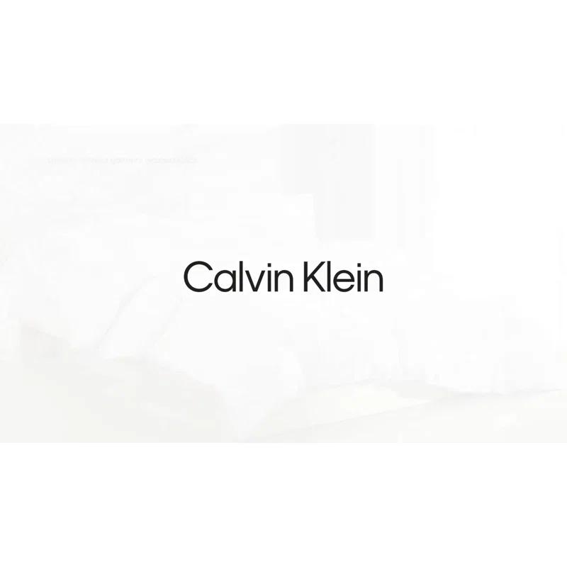 Calvin Klein Washed Percale Cotton Solid Comforter Set