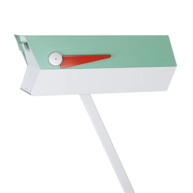 Modern Post Mounted Mailbox
