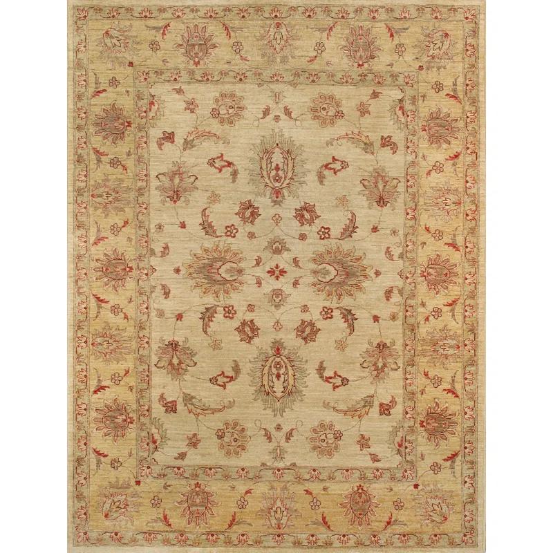 Pasargad Denver One-of-a-Kind 5'9" X 7'6" 2010s Wool Area Rug in Beige