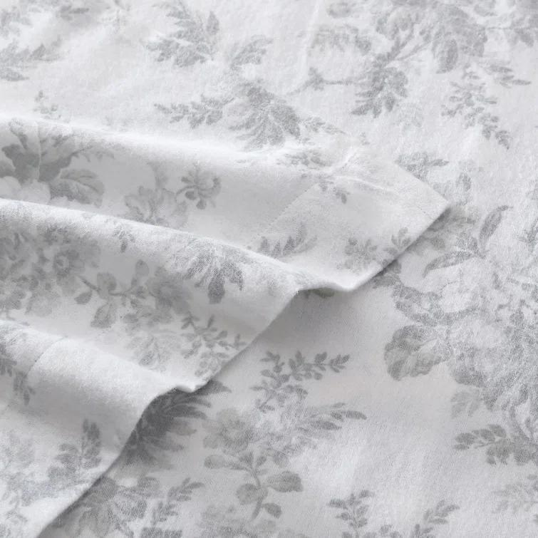 Laura Ashley Laura Ashley Cotton Flannel Cozy Sheet Sets