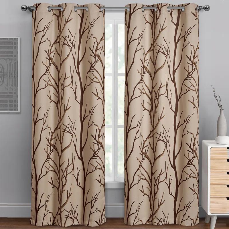VCNY Kingdom Branch Blackout Curtain Panel