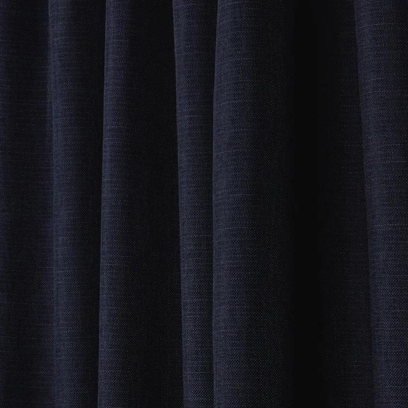 Nicole Miller Nicole Miller Faux Linen Slub Textured Hidden Tab/Rod Pocket Top Light Filtering Curtain Panel Pair (Set of 2)