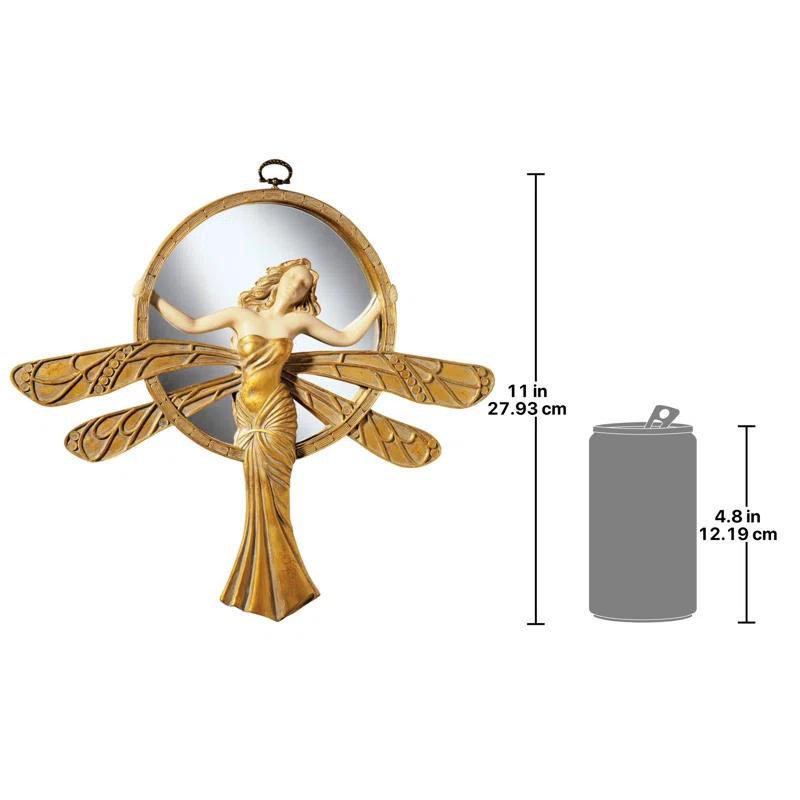 Design Toscano Dragonfly Mirrored Wall Décor