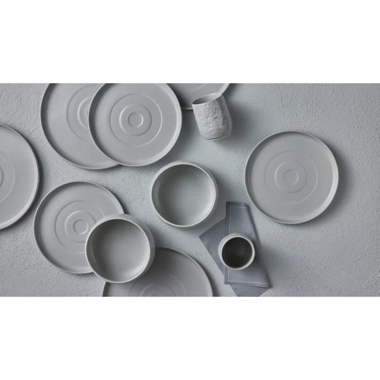 Shosai Stone by Mercer Project Shosai 16-Piece Dinnerware Set Stoneware
