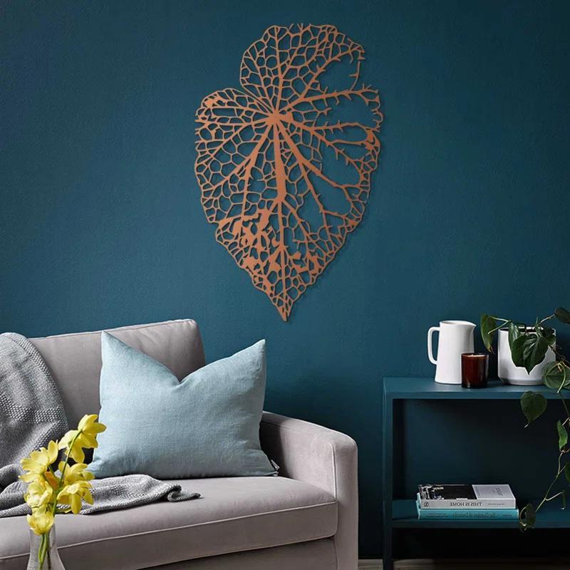 Metal Leaf Wall Decor