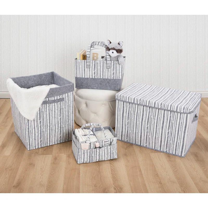 Redwood Rover Kline Birch Felt Toy Box By Redwood Rover®