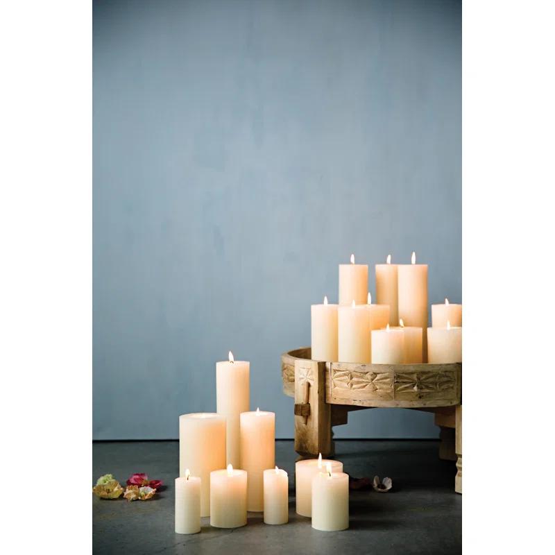 Unscented Pillar Candle